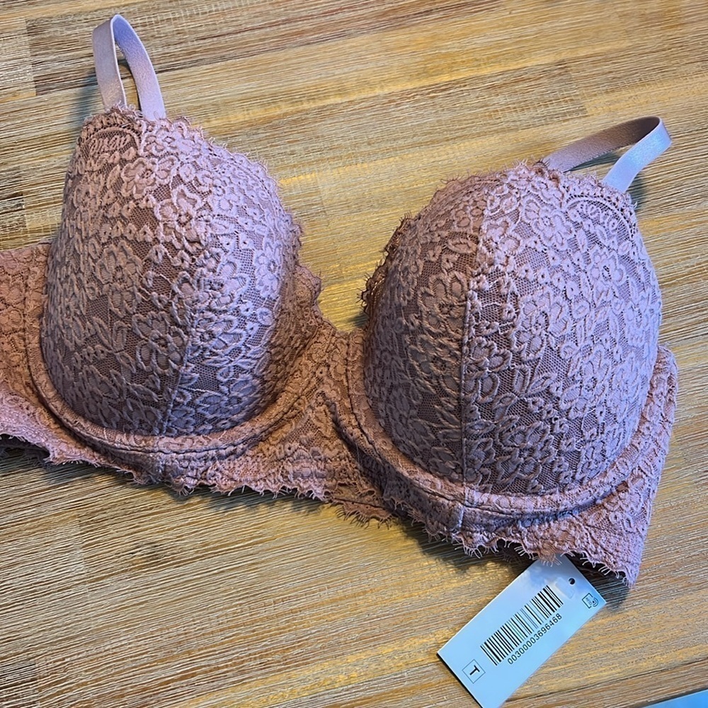 Aerie Real Power Plunge Lace Bra - Picture 3 of 5